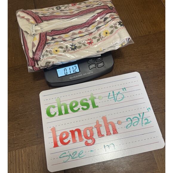 ZARA Off White Embroidered Linen Blend Jacket Size M - Picture 9 of 10